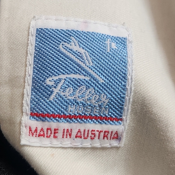 Vintage Feller Ski Pants Women's 6 Black Wool Winter Made In Austria Activewear - Picture 2 of 11